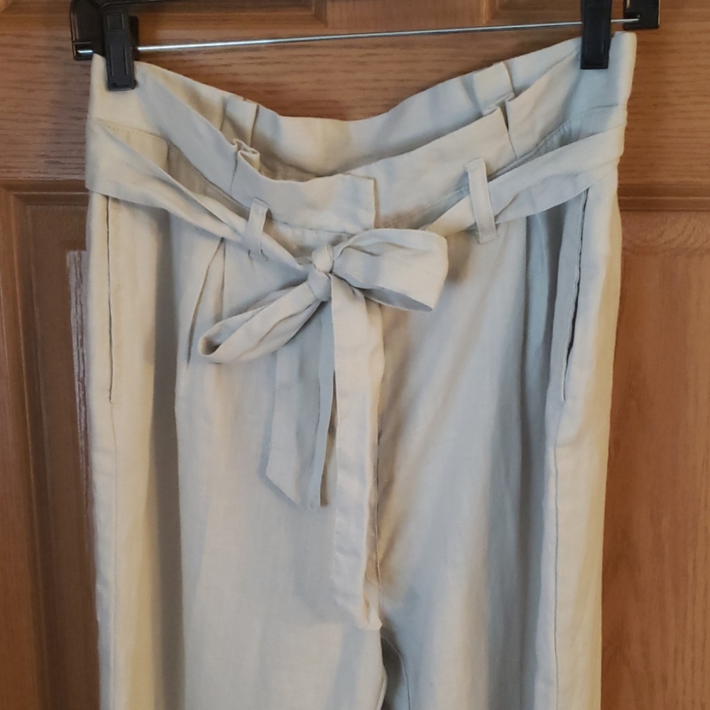 Long Tall Sally Linen Trousers